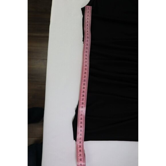 Nine West Women's Black Sleeveless Saleha Rached V-Neck Top Size Medium - Picture 12 of 13